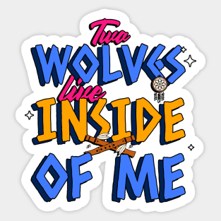 Wolf Howling T-Shirt Sticker